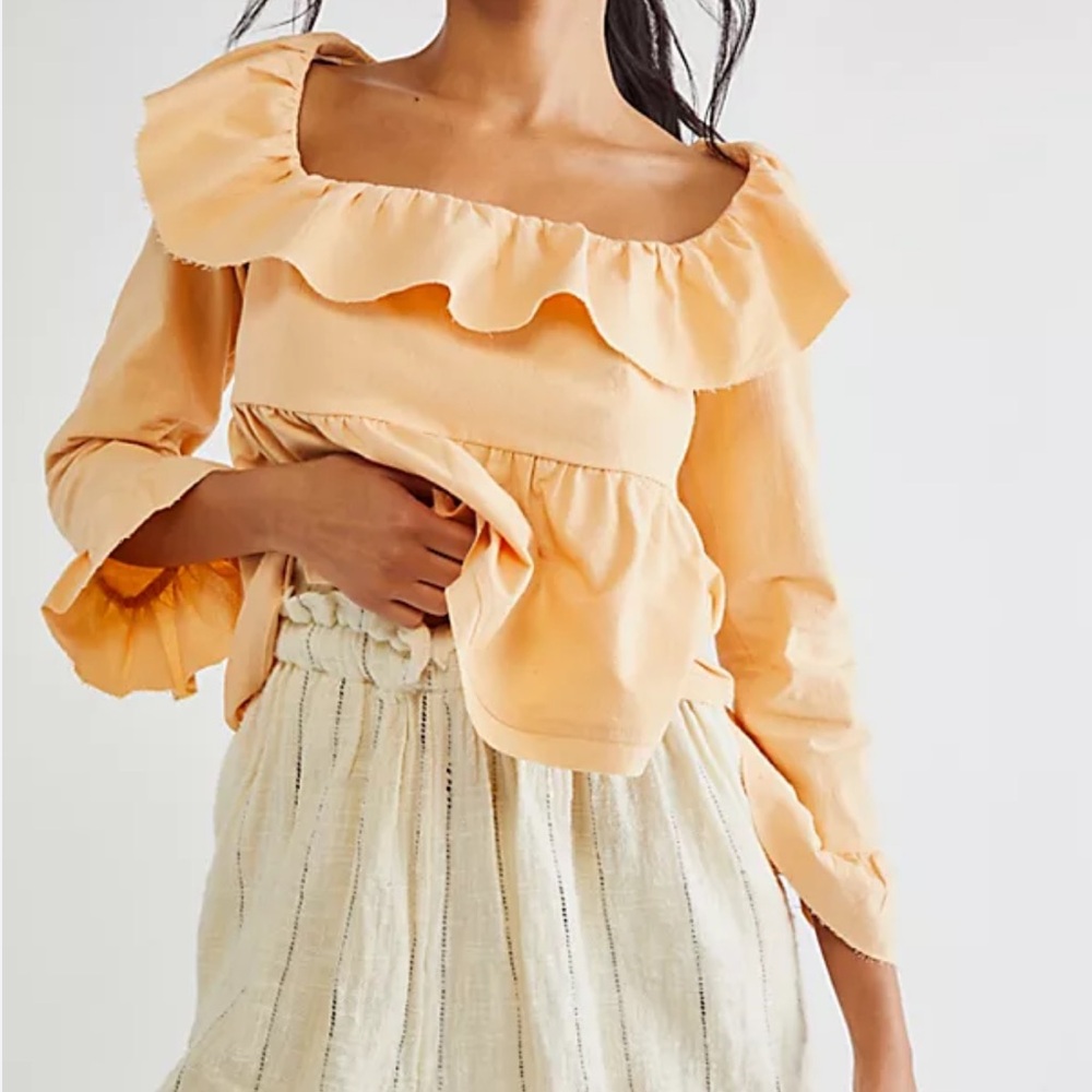 Free People Tulla Babydoll Blouse